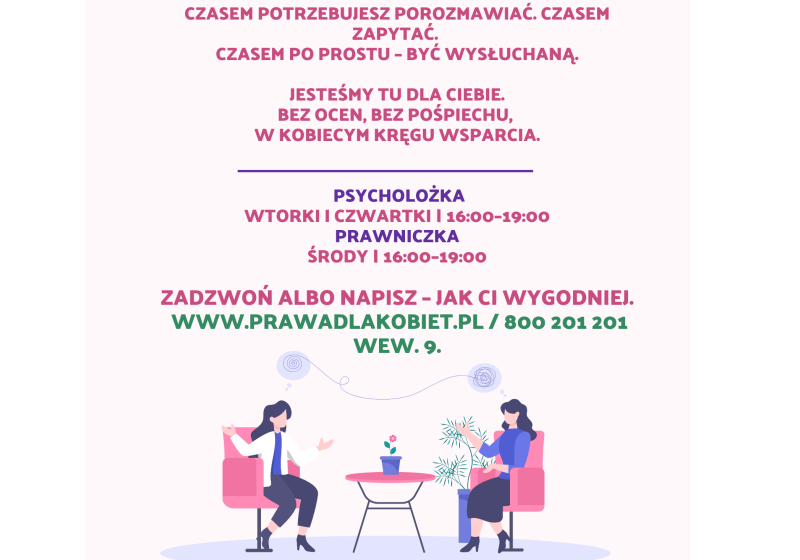  Skorzystaj z bezpłatnej pomocy w ramach projektu "Świadomy obywatel - Prawo do Porady!"