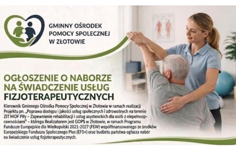 Nabór na świadczenie usług fizjoterapeutycznych
